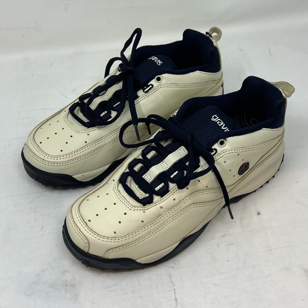 Gravis Index Sneakers‎ Men's 9 Cream/Ivory Synthetic Leather Skate Style VTG NIB